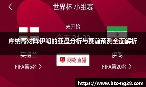 摩纳哥对阵伊朗的亚盘分析与赛前预测全面解析